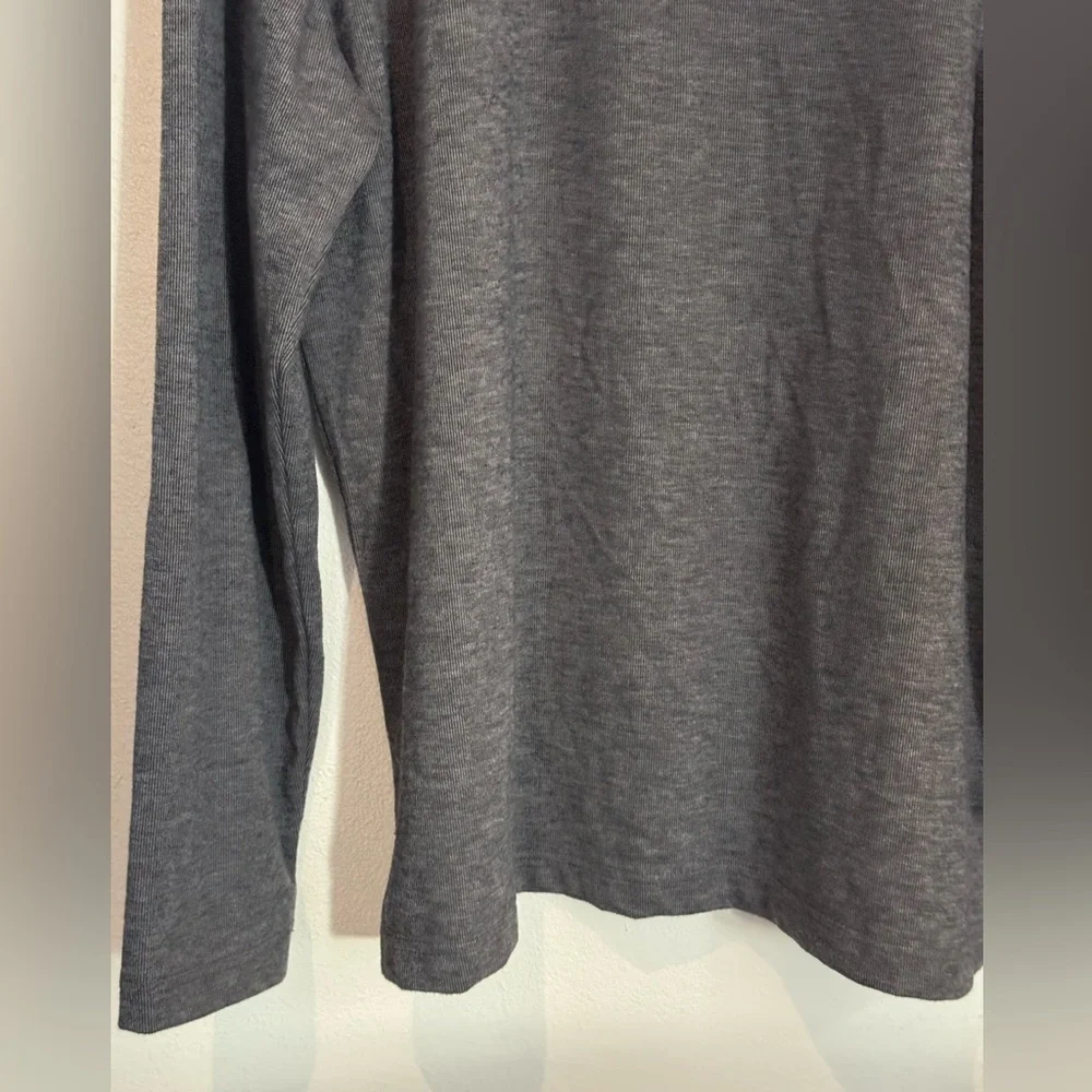 GAP Men’s Quarter Zip Pullover Sweater Charcoal Gray XL Long Sleeve Casual